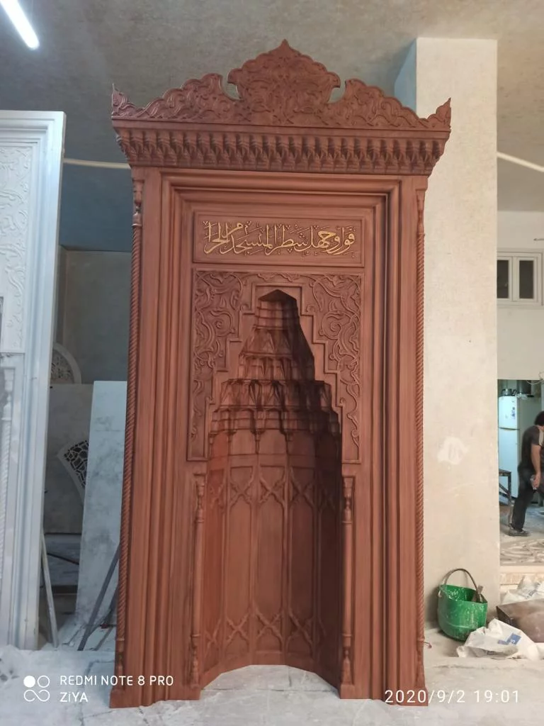 Mihrap mukarnası üretim uygulaması