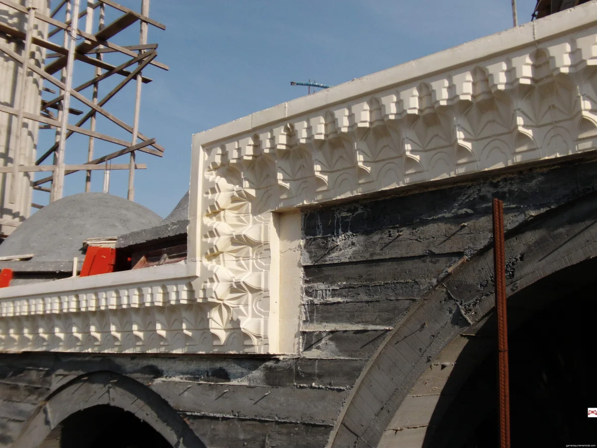 Beton Mukarnas gerçek uygulama görseli 2